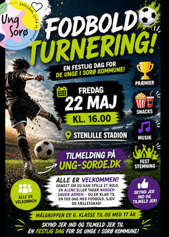 Fodboldturnering - Klik for at tilmelde dig